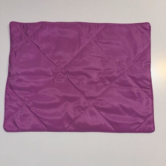 Pottery Barn Kids Pink Cozy Pillow Sham Standard Set Of 2 Diamond Quilted - Picture 7 of 10